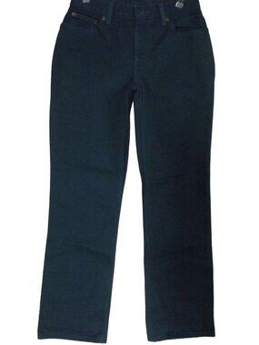 Jeanology Jeans 2P x 30" Forest Green Colored Low Rise Straight Leg Newport News